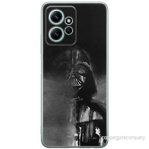 ERT GROUP mobiltelefonfodral för Xiaomi REDMI NOTE 12 4G originalt och officiellt licensierat Star Wars mönster Darth Vader 004 anpassad till formen på mobiltelefonen, fodral tillverkad av TPU plast 5905511953348