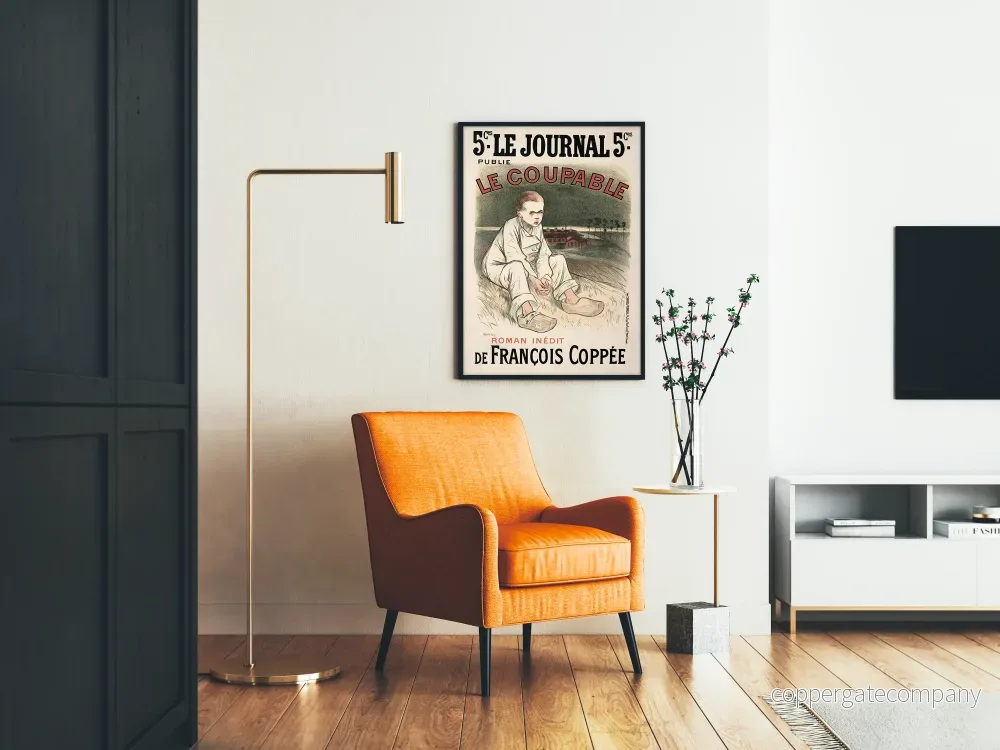 Vintageposter Le Coupable av Steinlen för Le Journal - Bild 2