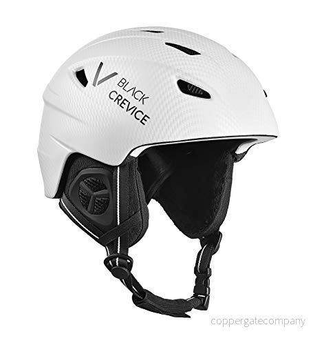 Black Crevice unisex vuxen skidhjälm streif weiß carbon matt/schwarz XL (61 cm) 9120090700619