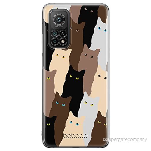ERT GROUP mobiltelefonfodral för Xiaomi REDMI NOTE 9T originalt och officiellt licensierat Babaco mönster Cats 001 optimalt anpassad till formen på mobiltelefonen, fodral tillverkad av TPU plast 5905131057556