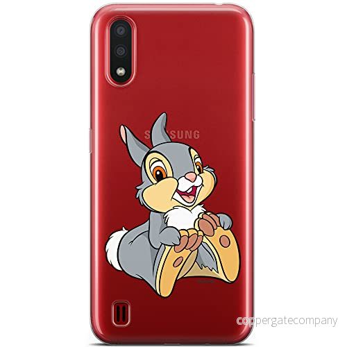 ERT GROUP mobiltelefonfodral för Samsung A01 originalt och officiellt licensierat Disney mönster Thumper 002 optimalt anpassad till formen på mobiltelefonen, gedeeltelijk transparant 5905131154156