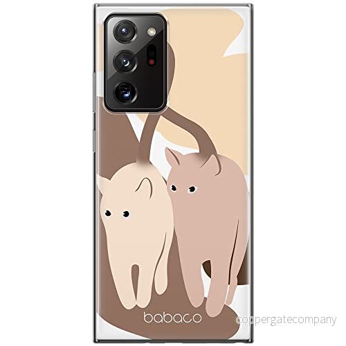 ERT GROUP mobiltelefonfodral för Samsung GALAXY NOTE 20 ULTRA originalt och officiellt licensierat Babaco mönster Cats 002 anpassad till formen på mobiltelefonen, fodral tillverkad av TPU plast 5905131085177