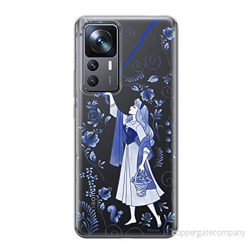 ERT GROUP mobiltelefonfodral för Xiaomi 12T/12T pro/K50 Ultra originalt och officiellt licensierat Disney mönster Aurora 003 optimalt anpassad till formen på mobiltelefonen, gedeeltelijk transparant 5905511558451