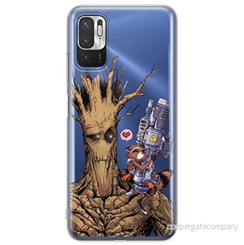 ERT GROUP mobiel telefoonhoesje voor Xiaomi REDMI NOTE 10 5G / POCO M3 PRO origineel en officieel erkend Marvel patroon Guardians of the Galaxy 001, gedeeltelijk bedrukt 5904805609619