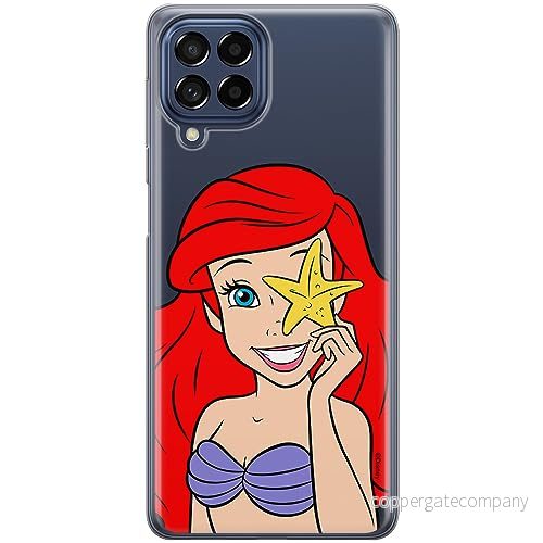 ERT GROUP mobiltelefonfodral för Samsung M33 5G originalt och officiellt licensierat Disney mönster Ariel 009 optimalt anpassad till formen på mobiltelefonen, gedeeltelijk transparant 5905795046163