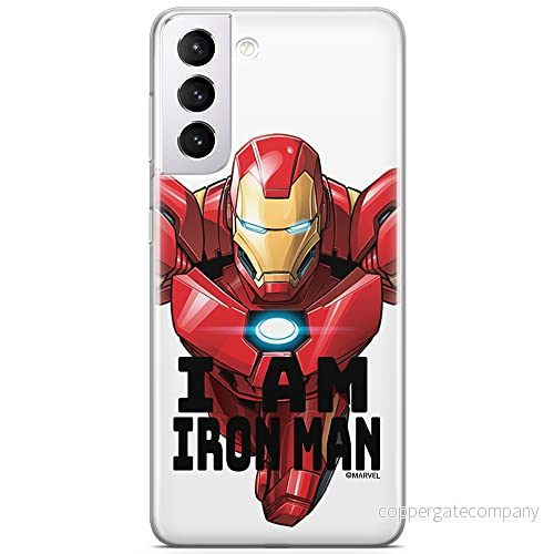 ERT GROUP mobiltelefonfodral för Samsung S21 originalt och officiellt licensierat Marvel mönster Iron Man 029 optimalt anpassad till formen på mobiltelefonen, fodral tillverkad av TPU plast 5904805145889