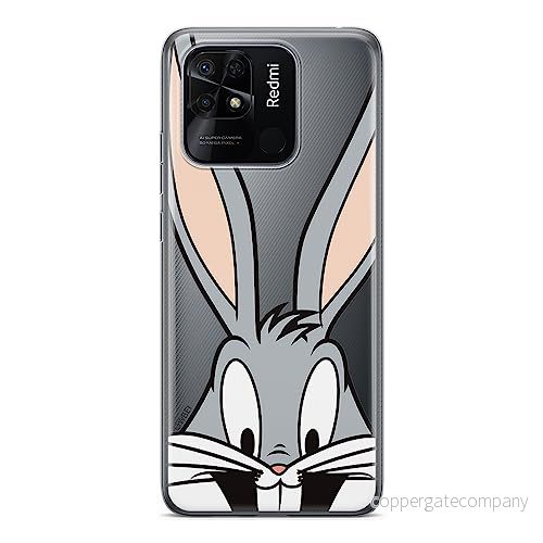 ERT GROUP mobiltelefonfodral för Xiaomi REDMI 10C originalt och officiellt licensierat Looney Tunes mönster Bugs 001 optimalt anpassad till formen på mobiltelefonen, gedeeltelijk transparant 5905511544546