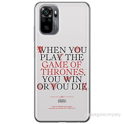 ERT GROUP mobiltelefonfodral för Xiaomi REDMI NOTE 10/ 10S originalt och officiellt licensierat Game od Thrones mönster of 009, fodral tillverkad av TPU plast 5903932675986
