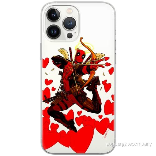 ERT GROUP mobiltelefonfodral för Samsung S10 PLUS originalt och officiellt licensierat Marvel mönster Deadpool 011 Vit optimalt anpassad till formen på mobiltelefonen, gedeeltelijk transparant 5902980876093
