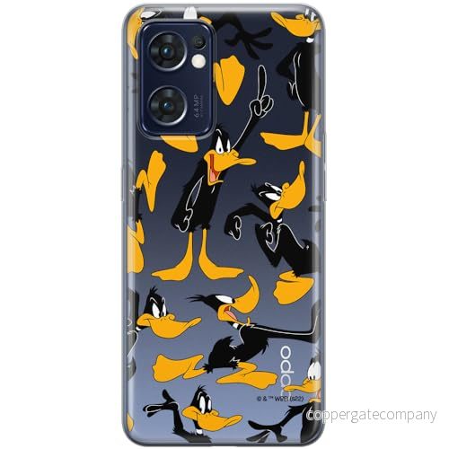 ERT GROUP mobiltelefonfodral för Oppo RENO 7 5G originalt och officiellt licensierat Looney Tunes mönster Duffy 002 optimalt anpassad till formen på mobiltelefonen, gedeeltelijk transparant 5905511665623