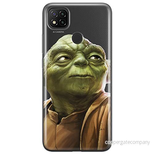 ERT GROUP mobiltelefonfodral för Xiaomi REDMI 9C originalt och officiellt licensierat Star Wars mönster Yoda 006 optimalt anpassad till formen på mobiltelefonen, gedeeltelijk transparant 5903040304679