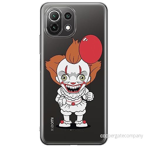 ERT GROUP mobiltelefonfodral för Xiaomi 11 LITE 4G/5G originalt och officiellt licensierat Horror mönster It 006, gedeeltelijk transparant 5905131958426