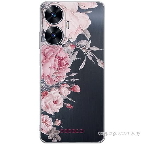 ERT GROUP mobiltelefonfodral för Realme C55 originalt och officiellt licensierat Babaco mönster Flowers 059 optimalt anpassad till formen på mobiltelefonen, gedeeltelijk transparant 5905511869106