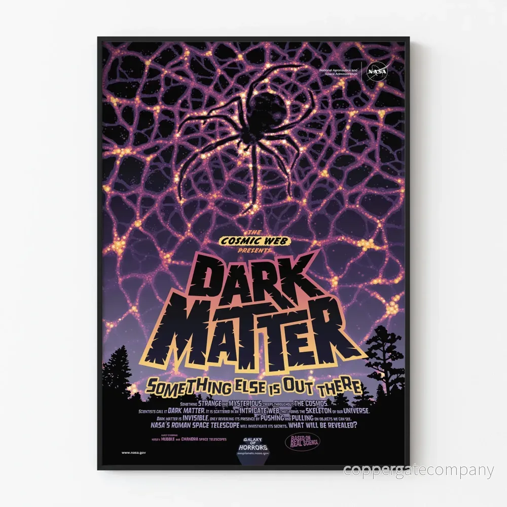 Väggposter Dark Matter - Universums kosmiska duk