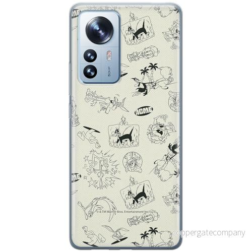 ERT GROUP mobiltelefonfodral för Xiaomi 12 PRO originalt och officiellt licensierat Looney Tunes mönster 026 anpassad till formen på mobiltelefonen, fodral tillverkad av TPU plast 5905795132200