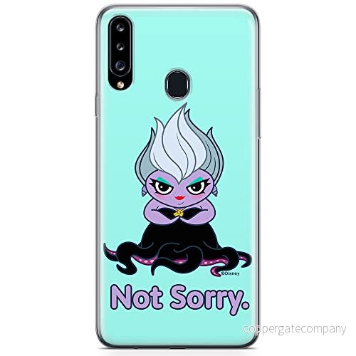 ERT GROUP mobiltelefonfodral för Samsung A20S originalt och officiellt licensierat Disney mönster Ursula 004 optimalt anpassad till formen på mobiltelefonen, fodral tillverkad av TPU plast 5905131458247