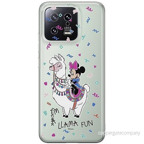 ERT GROUP mobiltelefonfodral för Xiaomi 13 originalt och officiellt licensierat Disney mönster Minnie 049 optimalt anpassad till formen på mobiltelefonen, gedeeltelijk transparant 5905511911591