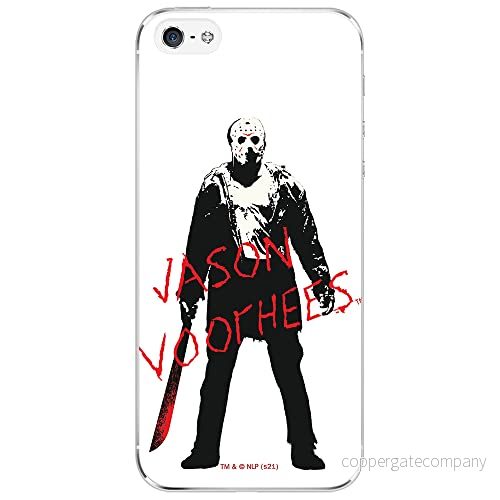 ERT GROUP mobiltelefonfodral för Iphone 5/5S/SE originalt och officiellt licensierat Horror mönster Friday the 13th 017 optimalt anpassad till formen på mobiltelefonen, fodral tillverkad av TPU plast 5905511118976