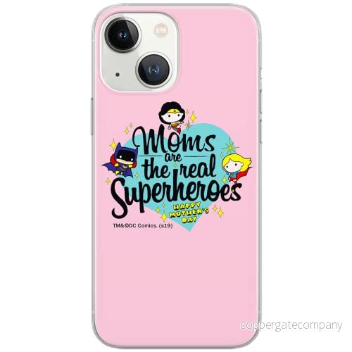 ERT GROUP mobiltelefonfodral för Iphone 13 originalt och officiellt licensierat DC mönster Super Girls 005 Vit optimalt anpassad till formen på mobiltelefonen, fodral tillverkad av TPU plast 5903932836295