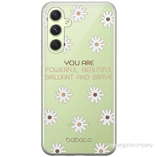 ERT GROUP mobiltelefonfodral för Samsung A54 5G originalt och officiellt licensierat Babaco mönster Positive vibes 003 optimalt anpassad till formen på mobiltelefonen, gedeeltelijk transparant 5905511805289
