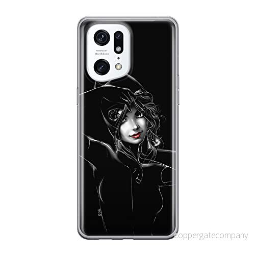 ERT GROUP mobiltelefonfodral för Oppo FIND X5 PRO originalt och officiellt licensierat DC mönster Catwoman 002 optimalt anpassad till formen på mobiltelefonen, fodral tillverkad av TPU plast 5905511402150