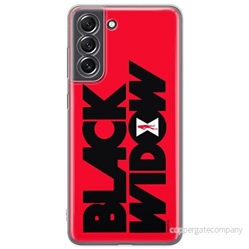 ERT GROUP mobiltelefonfodral för Samsung S21 FE originalt och officiellt licensierat Marvel mönster Black Widow 011 optimalt anpassad till formen på mobiltelefonen, fodral tillverkad av TPU plast 5903932977677