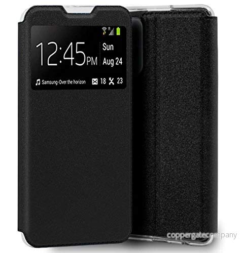 Bokställ med fönster för Realme 9 Pro Plus 5G Färg Svart 8434844669123