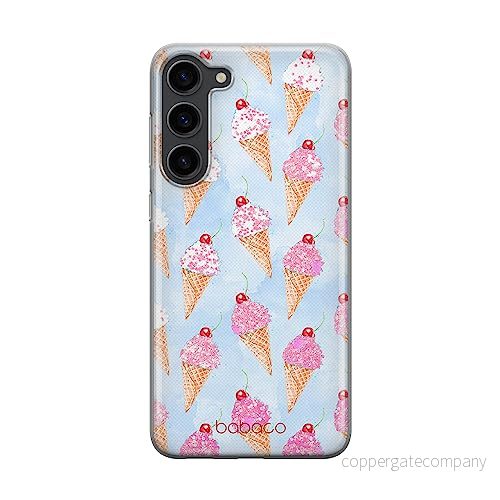 ERT GROUP mobiltelefonfodral för Samsung S23 PLUS originalt och officiellt licensierat Babaco mönster Ice Cream 002 optimalt anpassad till formen på mobiltelefonen, fodral tillverkad av TPU plast 5905511452902
