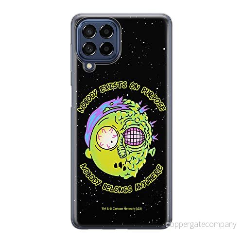 ERT GROUP mobiltelefonfodral för Samsung M53 5G originalt och officiellt licensierat Rick and Morty mönster & 010 anpassad till formen på mobiltelefonen, fodral tillverkad av TPU plast 5905511393021