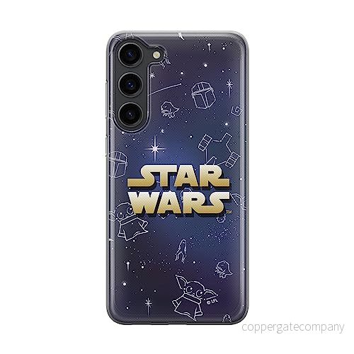 ERT GROUP mobiltelefonfodral för Samsung S23 PLUS originalt och officiellt licensierat Star Wars mönster Baby Yoda 022 optimalt anpassad till formen på mobiltelefonen, fodral tillverkad av TPU plast 5905511449926