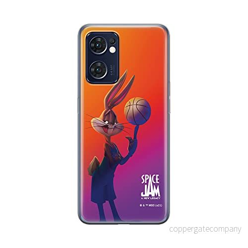 ERT GROUP mobiltelefonfodral för Oppo RENO 7 5G originalt och officiellt licensierat Looney Tunes mönster Space Jam 010 optimalt anpassad till formen på mobiltelefonen, fodral tillverkad av TPU plast 5905511316693