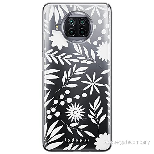 ERT GROUP mobiltelefonfodral för Xiaomi MI 10T LITE/REDMI NOTE 9 PRO 5G originalt och officiellt licensierat Babaco mönster Flowers 023, gedeeltelijk transparant 5904805806810