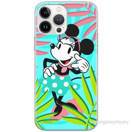 ERT GROUP mobiltelefonfodral för Samsung S10 PLUS originalt och officiellt licensierat Disney mönster Minnie 040 Vit optimalt anpassad till formen på mobiltelefonen, fodral tillverkad av TPU plast 5903040668801