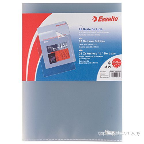 Esselte 392583000 kuvert, 25 stycken, A4, transparent 8004157258309