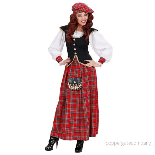 Aptaparties CS927391/Xl Lady Scotland förklädnad storlek XL 8003558743704