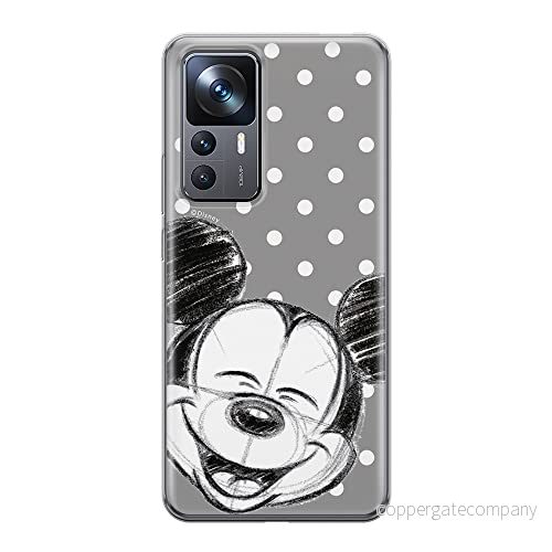 ERT GROUP mobiltelefonfodral för Xiaomi 12T/12T pro/K50 Ultra originalt och officiellt licensierat Disney mönster Mickey 010 anpassad till formen på mobiltelefonen, fodral tillverkad av TPU plast 5905511574123