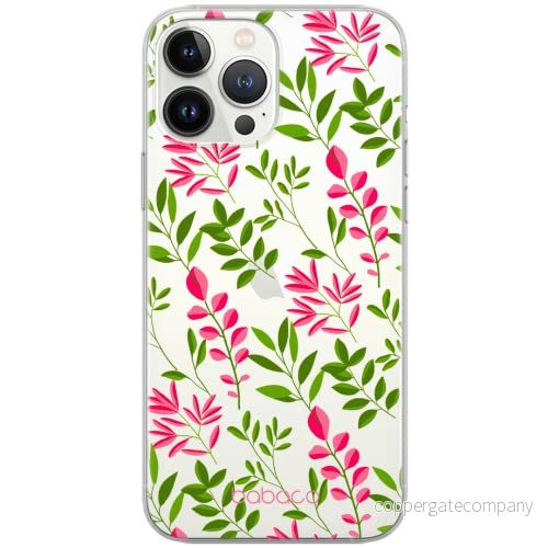 ERT GROUP mobiltelefonfodral för Samsung S10 PLUS originalt och officiellt licensierat Babaco mönster Plants 013 Vit optimalt anpassad till formen på mobiltelefonen, gedeeltelijk transparant 5903932581409