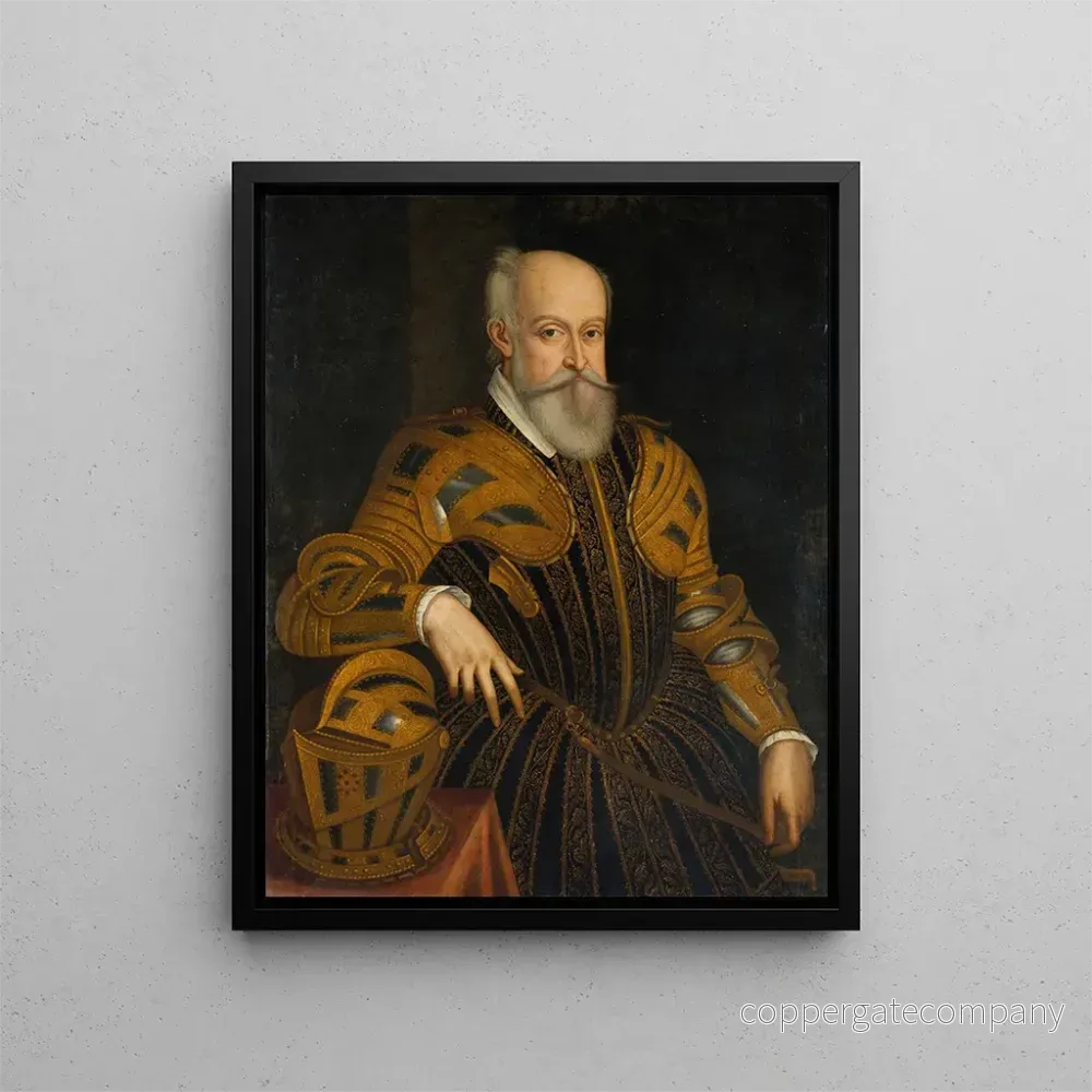 Målning Alphonse II d'Este 1533-1597 hertigen av Ferrara - Anonym | Konsttryck