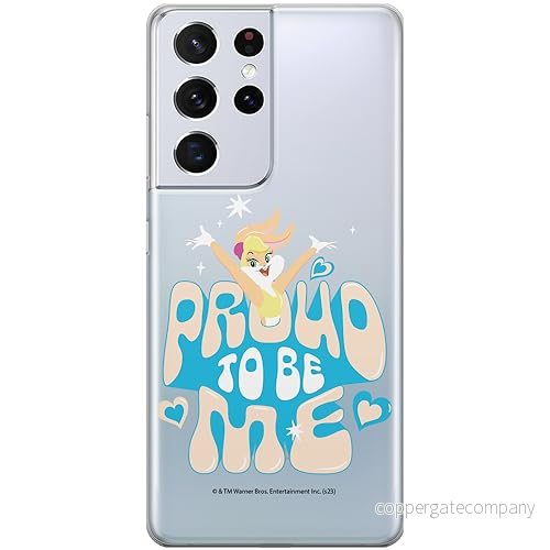 ERT GROUP mobiltelefonfodral för Samsung S21 ULTRA originalt och officiellt licensierat Looney Tunes mönster Lola 005 optimalt anpassad till formen på mobiltelefonen, gedeeltelijk transparant 5905795066857