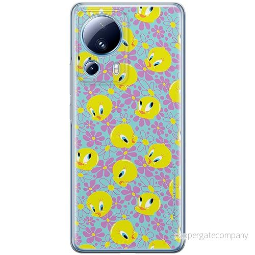 ERT GROUP mobiltelefonfodral för Xiaomi 13 LITE/CIVI 2 originalt och officiellt licensierat Looney Tunes mönster Tweety 011 anpassad till formen på mobiltelefonen, fodral tillverkad av TPU plast 5905795093747