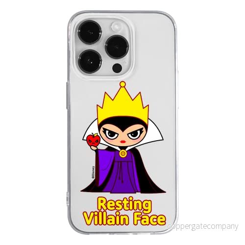 ERT GROUP mobiltelefonfodral för Apple Iphone 14 PRO originalt och officiellt licensierat Disney mönster Evil Queen 002 optimalt anpassad till formen på mobiltelefonen, gedeeltelijk transparant 5905131920065