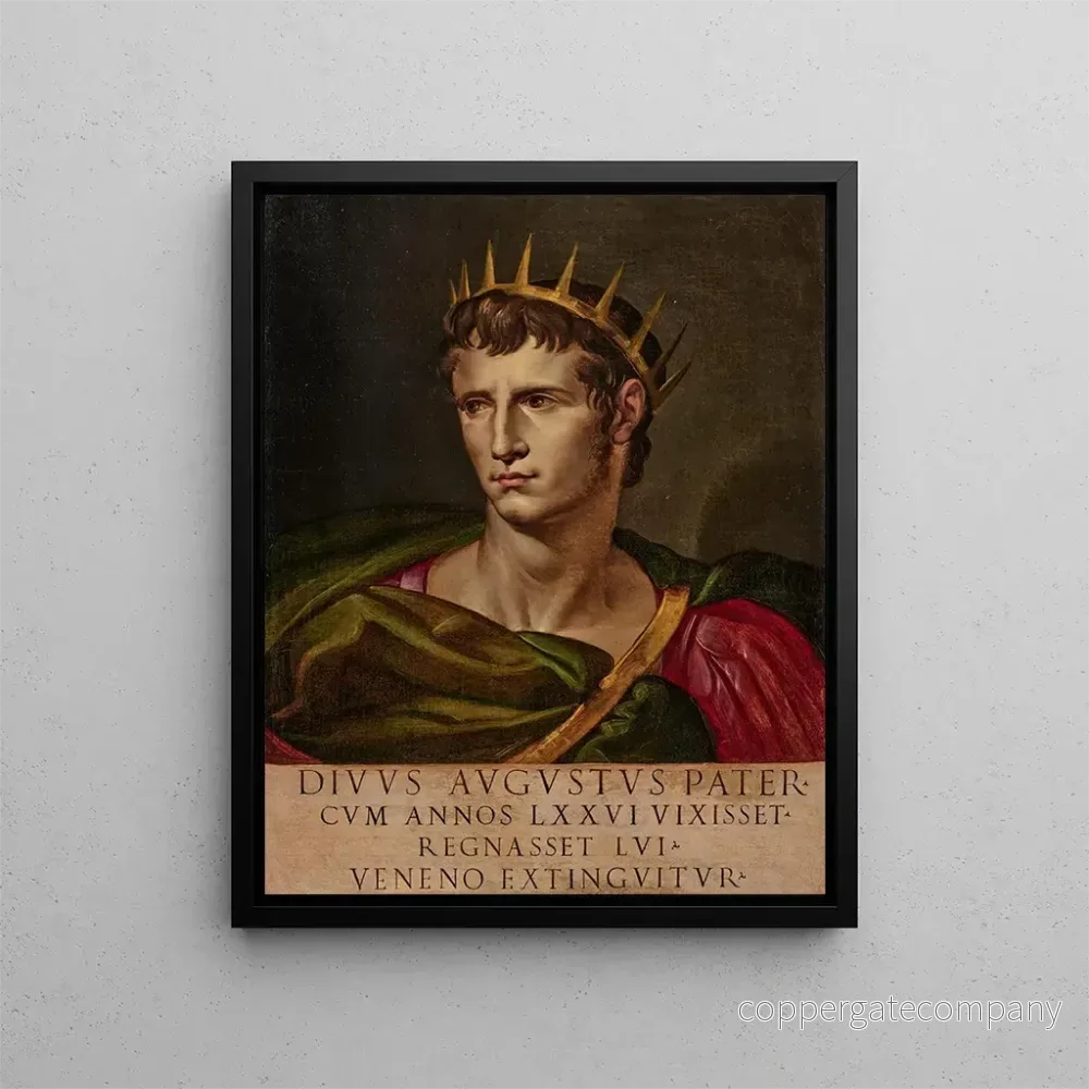 Målning av kejsare Augustus - Bartolomeo Passerotti