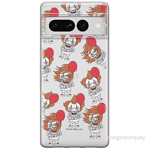 ERT GROUP mobiltelefonfodral för Google PIXEL 7 PRO originalt och officiellt licensierat Horror mönster It 007 optimalt anpassad till formen på mobiltelefonen, gedeeltelijk transparant 5905795174422