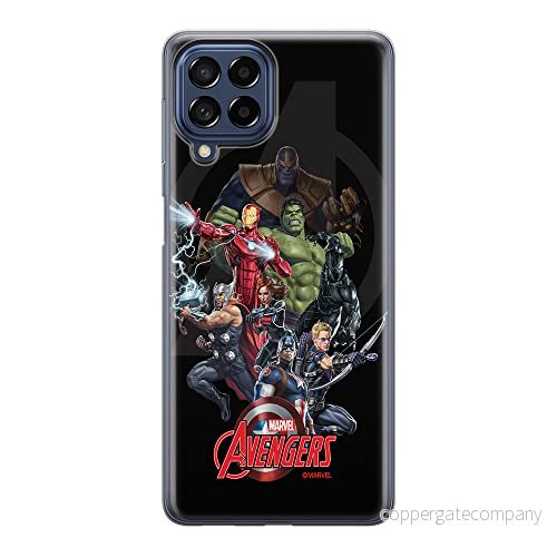 ERT GROUP mobiltelefonfodral för Samsung M33 5G originalt och officiellt licensierat Marvel mönster Avengers 028 optimalt anpassad till formen på mobiltelefonen, fodral tillverkad av TPU plast 5905511341985