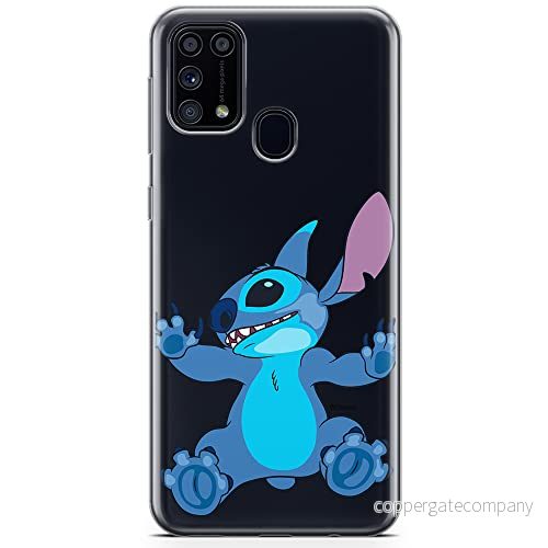 ERT GROUP mobiltelefonfodral för Samsung M31 originalt och officiellt licensierat Disney mönster Stitch 021 optimalt anpassad till formen på mobiltelefonen, gedeeltelijk transparant 5905131244574