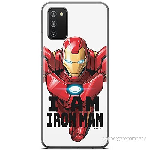 ERT GROUP mobiltelefonfodral för Samsung A02S originalt och officiellt licensierat Marvel mönster Iron Man 029 optimalt anpassad till formen på mobiltelefonen, fodral tillverkad av TPU plast 5904805146046