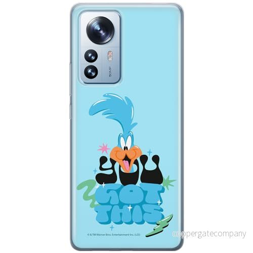 ERT GROUP mobiltelefonfodral för Xiaomi 12 / 12X originalt och officiellt licensierat Looney Tunes mönster Roadrunner 003 anpassad till formen på mobiltelefonen, fodral tillverkad av TPU plast 5905795126742