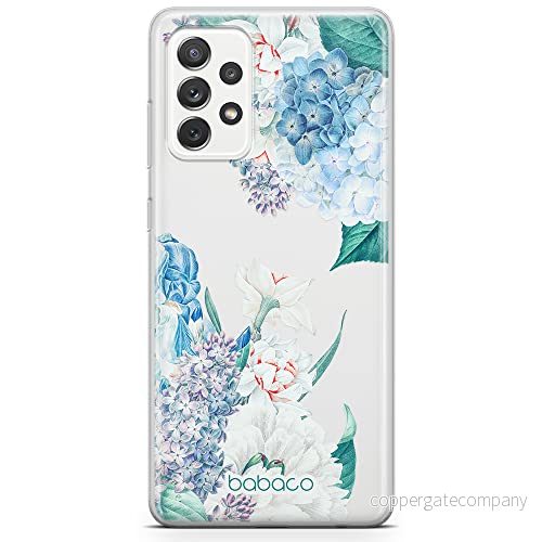 ERT GROUP mobiltelefonfodral för Samsung A52 5G / LTE 4G A52S originalt och officiellt licensierat Babaco mönster Flowers 027 anpassad till formen på mobiltelefonen, gedeeltelijk transparant 5905131264947
