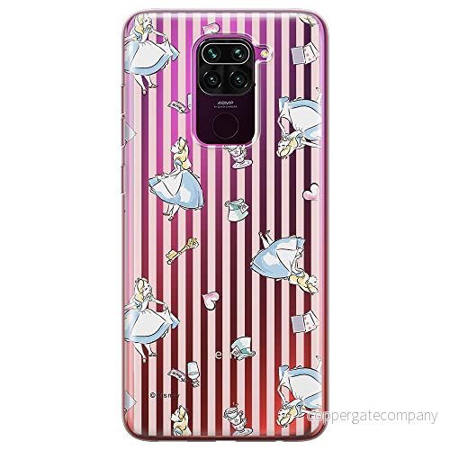ERT GROUP mobiltelefonfodral för Xiaomi REDMI NOTE 9 originalt och officiellt licensierat Disney mönster Alice 001 optimalt anpassad till formen på mobiltelefonen, gedeeltelijk transparant 5903040324431