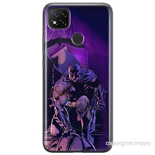ERT GROUP mobiltelefonfodral för Xiaomi REDMI 9C originalt och officiellt licensierat DC mönster Batman 072 optimalt anpassad till formen på mobiltelefonen, fodral tillverkad av TPU plast 5905131512345